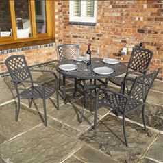 Vienna 4 Seater Outdoor Dining Set