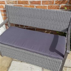 Alderley Rattan Garden Storage Bench