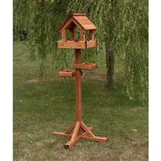 Baby Triple Bird Table with Timber Roof