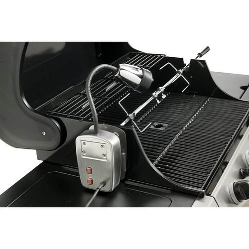 Electric BBQ Rotisserie with Light