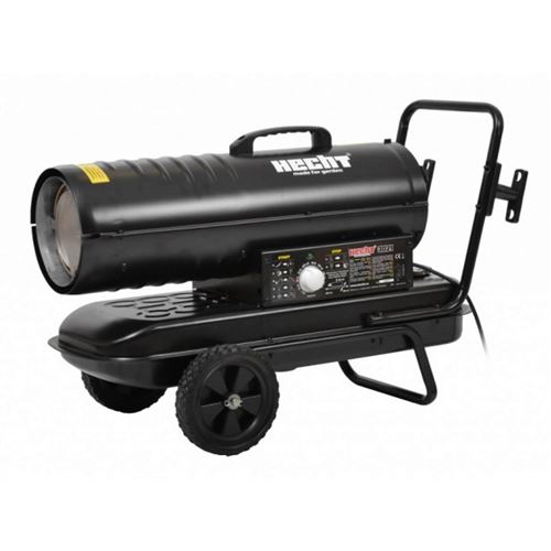 Diesel and Electric Hot Air Turbine Space Heater on Trolley