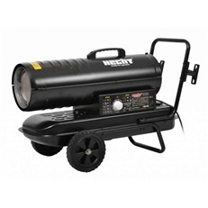 Diesel and Electric Hot Air Turbine Space Heater on Trolley
