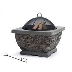 Premium Wood Burning Stone Fire Pit