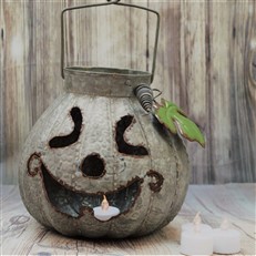 Round Halloween Pumpkin Lantern