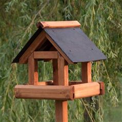 Sherringham Bird Table with Slate Roof 