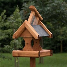 Verwood Bird Table with Slate Roof 